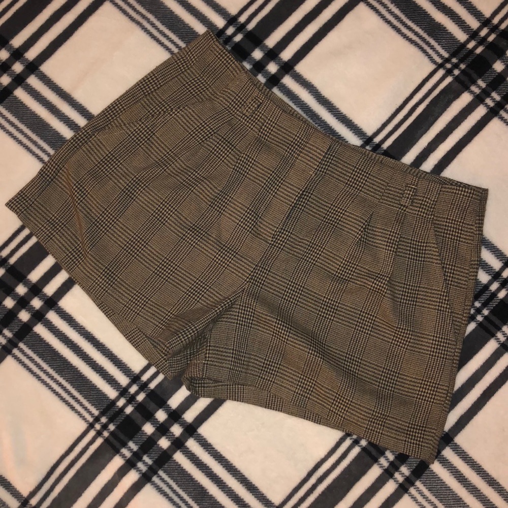 Plaid shorts